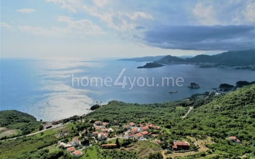 Urbanizovano zemljiste sa pogledom na more, Blizikuce, Budva
