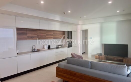 Luksuznan dvosoban stan na prvoj liniji mora sa garažnim mjestom, kompleks Sunraf, Rafailovići