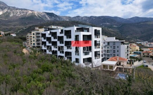 Jednosoban stan sa pogledom na more, kompleks Vuelo Sobre, Bečići, Budva