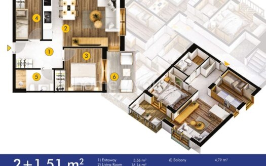 Ekskluzivna ponuda stanova u izgradnji, Budva Blue apartmani, Podkošljun, Budva