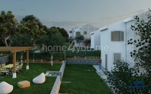 Gradske kuće u novom kompleksu iznad Svetog Stefana, Budva