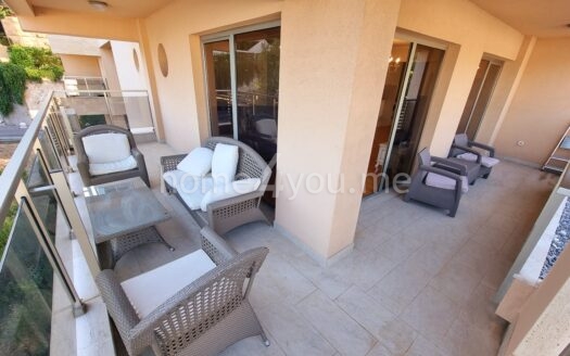 Trosoban stan na duži najam u luksuznom kompleksu Harmonia, Zavala, Budva