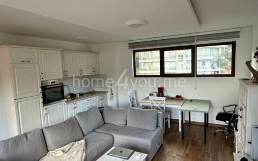 Jednosoban namješten stan sa pogledom na more, Bulevar, Bečići, Budva