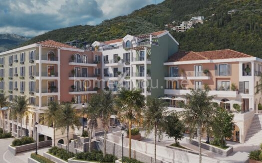 One-bedroom apartments in a new residential complex under construction, Donja Lastva, Tivat