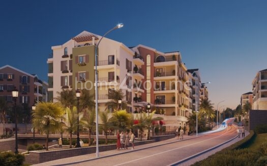 One-bedroom apartments in a new residential complex under construction, Donja Lastva, Tivat