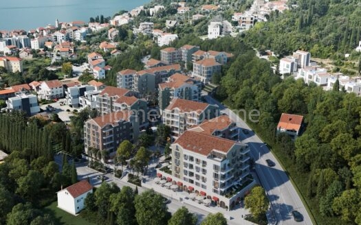 One-bedroom apartments in a new residential complex under construction, Donja Lastva, Tivat