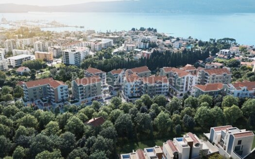 One-bedroom apartments in a new residential complex under construction, Donja Lastva, Tivat