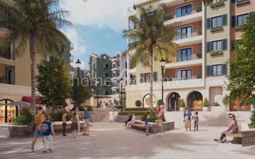 One-bedroom apartments in a new residential complex under construction, Donja Lastva, Tivat