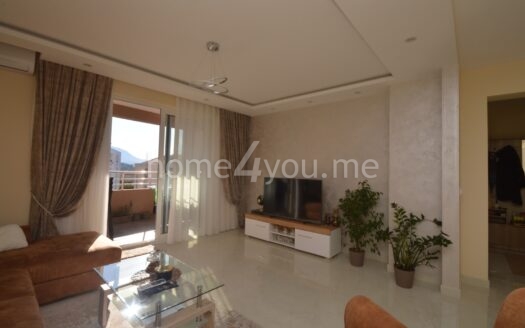 Furnished two-room apartment with garage and parking space, Kava, Tivat