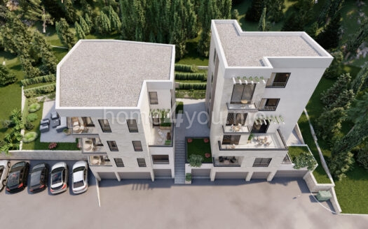 Apartments under construction – modern residential complex in Tivat