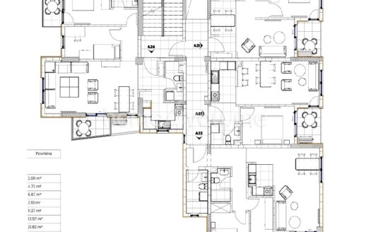 Stanovi u novogradnji na 150m od mora, Centar, Budva