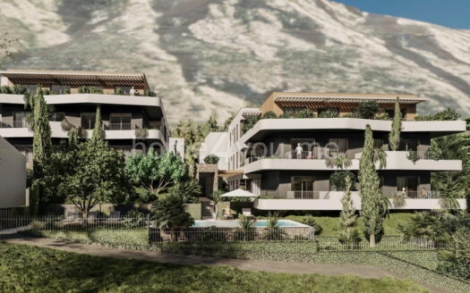 Two-bedroom apartment in the luxury complex Vrtovi Boke, Kotor, Dobrota