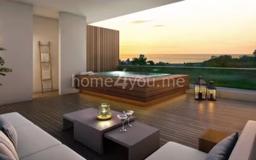 Двухкомнатная квартира с видом на море, Montenegrina Residence, Будва – J3