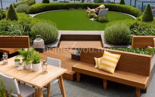 Двухкомнатная квартира с видом на море, Montenegrina Residence, Будва – J3