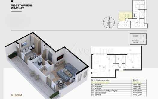 Apartments under construction – Lazi, Budva