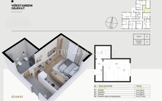 Apartments under construction – Lazi, Budva