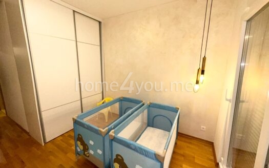 Modern three-bedroom apartment with garage space in the Old bakery complex, Budva