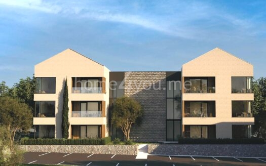 Jednosoban stan sa parking mjestom u stambenom objektu u izgradnji, Radanovići, Kotor