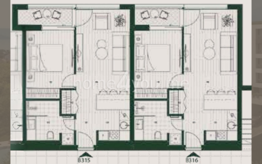 Эксклюзивное предложение апартаментов на стадии строительства с панорамным видом на море — жилой комплекс с бассейном, Тиват
