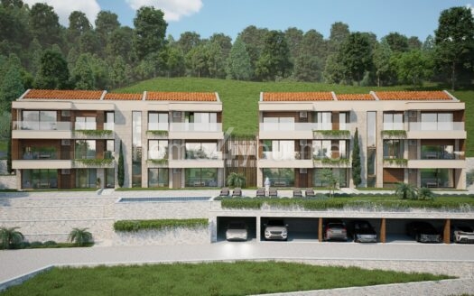 Predprodaja stanova direktno od investitora – luksuzni kompleks sa bazenom iznad Svetog Stefana, Budva