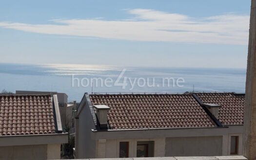 Two-bedroom apartment with panoramic sea view in a luxury residential complex with pools, Budva, Reževići