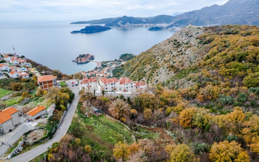 Predprodaja stanova direktno od investitora – luksuzni kompleks sa bazenom iznad Svetog Stefana, Budva