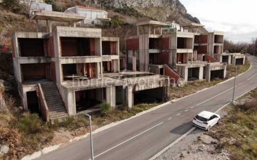 Sale of luxury three-level villas under construction with panoramic sea view Tudorovići, Budva