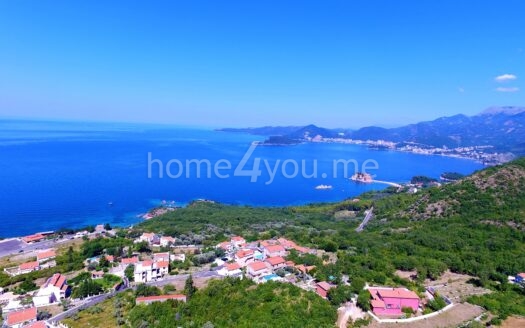 Sale of luxury three-level villas under construction with panoramic sea view Tudorovići, Budva