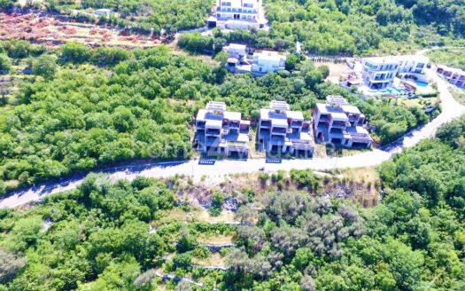 Sale of luxury three-level villas under construction with panoramic sea view Tudorovići, Budva