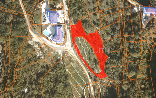 Gradjevinsko zemljište za gradnju vila u naselju Tudorovići, Budva