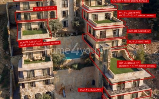 Stanovi sa pogledom na more, Montenegrina Residence, Budva – J3