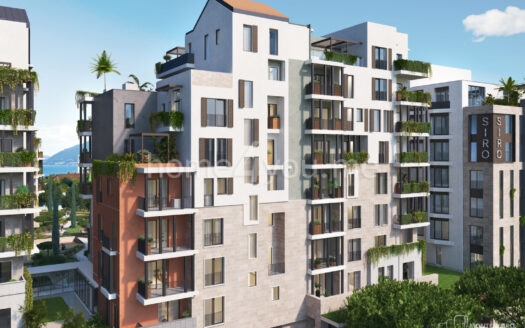 Luksuzan jednosoban stan sa parking mjestom u novom kompleksu Boka Place u Tivtu