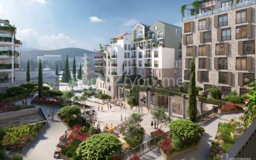 Luksuzan jednosoban stan sa parking mjestom u novom kompleksu Boka Place u Tivtu