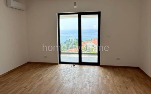 Jednosoban stan u novogradnji sa trajnom pogledom na more, Bečići, Budva