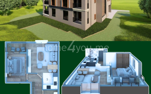 Apartments under construction in the center of Cetinje