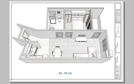 Jednosoban, namješten stan na odličnoj lokaciji,ulica Maslina, Golubovina, Budva