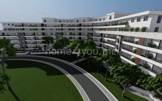 Dvosoban stan u novom kompleksu s pogledom na more, Bečići, Budva