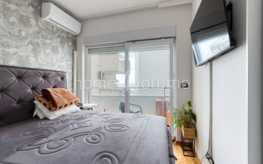 Furnished three-bedroom apartment with sea view, Bečići, Budva