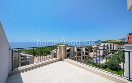 Modern furnished villa with pool from the developer, Reževići, Budva