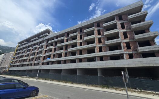 Dvosoban stan u novom kompleksu s pogledom na more, Bečići, Budva