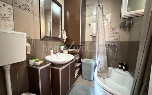 Furnished two-bedroom apartment with a large terrace and beautiful open views of the city – Dubovica, Budva