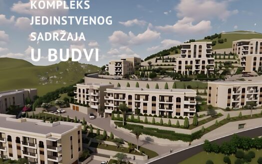 Kвартира с двумя спальнями и видом на море в новом элитном жилом комплексе, Дубовица, Будва