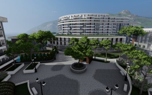 Two-bedroom apartment in a new complex with sea view, Bečići, Budva